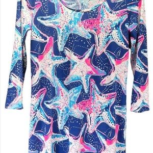 Lilly Pulitzer Beacon Indigo Dress Star Struck